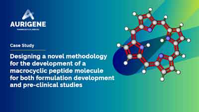 Designing a novel methodology for the development of a macrocyclic peptide molecule for both formulation development and pre-clinical studies