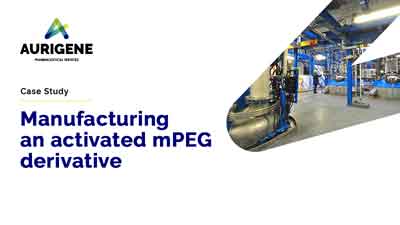 Manufacturing an activated mPEG derivative