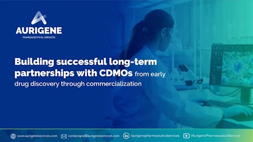 Building successful long-term partnerships with CDMOs from early drug discovery through commercialization
