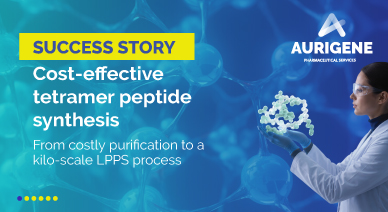 Cost-effective tetramer peptide synthesis From costly purification to a kilo-scale LPPS process