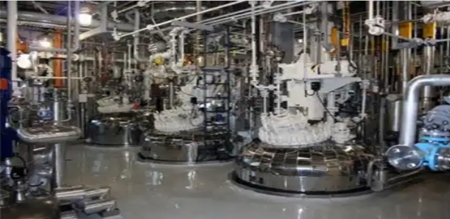 A typical production block for intermediate manufacturing