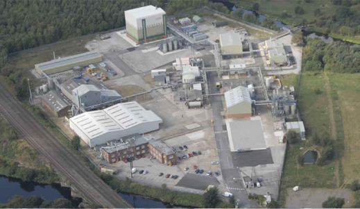 Chemical intermediate manufacturing plant in Mirfield, United Kingdom