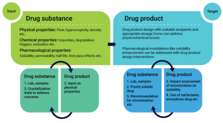 Integrated drug substance and drug product